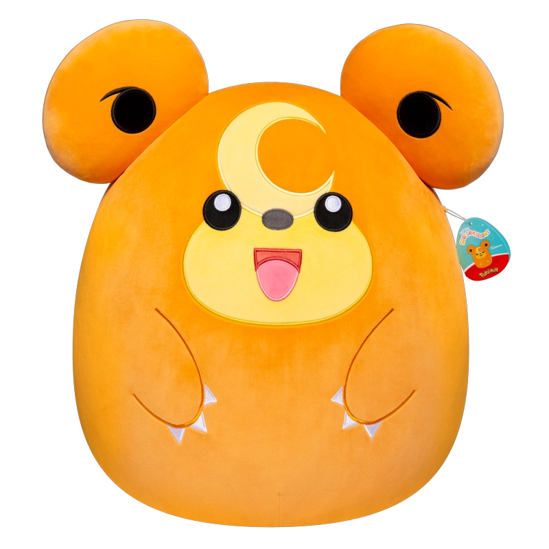 PELUCHE SQUISHMALLOWS POKÉMON TEDDIURSA 35 CM - 1