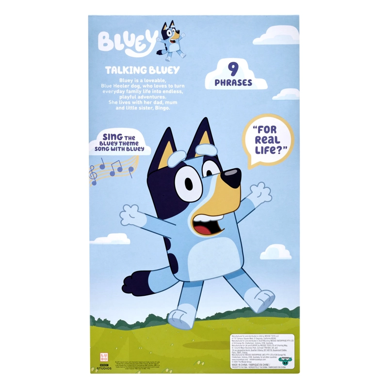 MUÑECO DE PELUCHE BLUEY TALKING BLUEY - 6