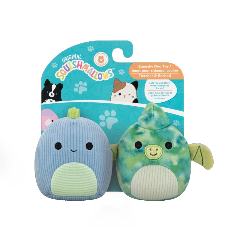 PACK 2 PELUCHES SQUISHMALLOWS 10 CM - 1