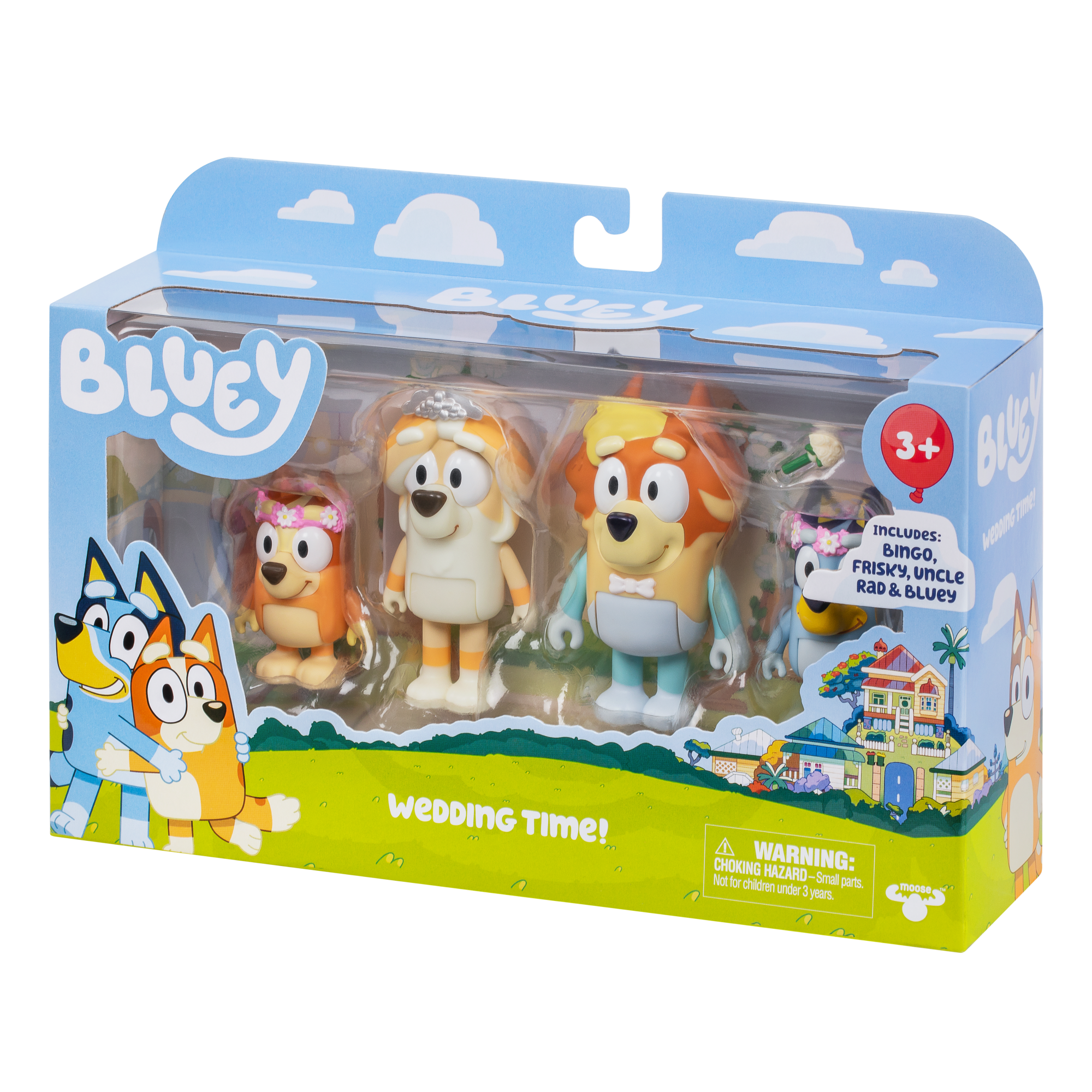 PACK 4 FIGURAS DIA DE BODA BLUEY - 2