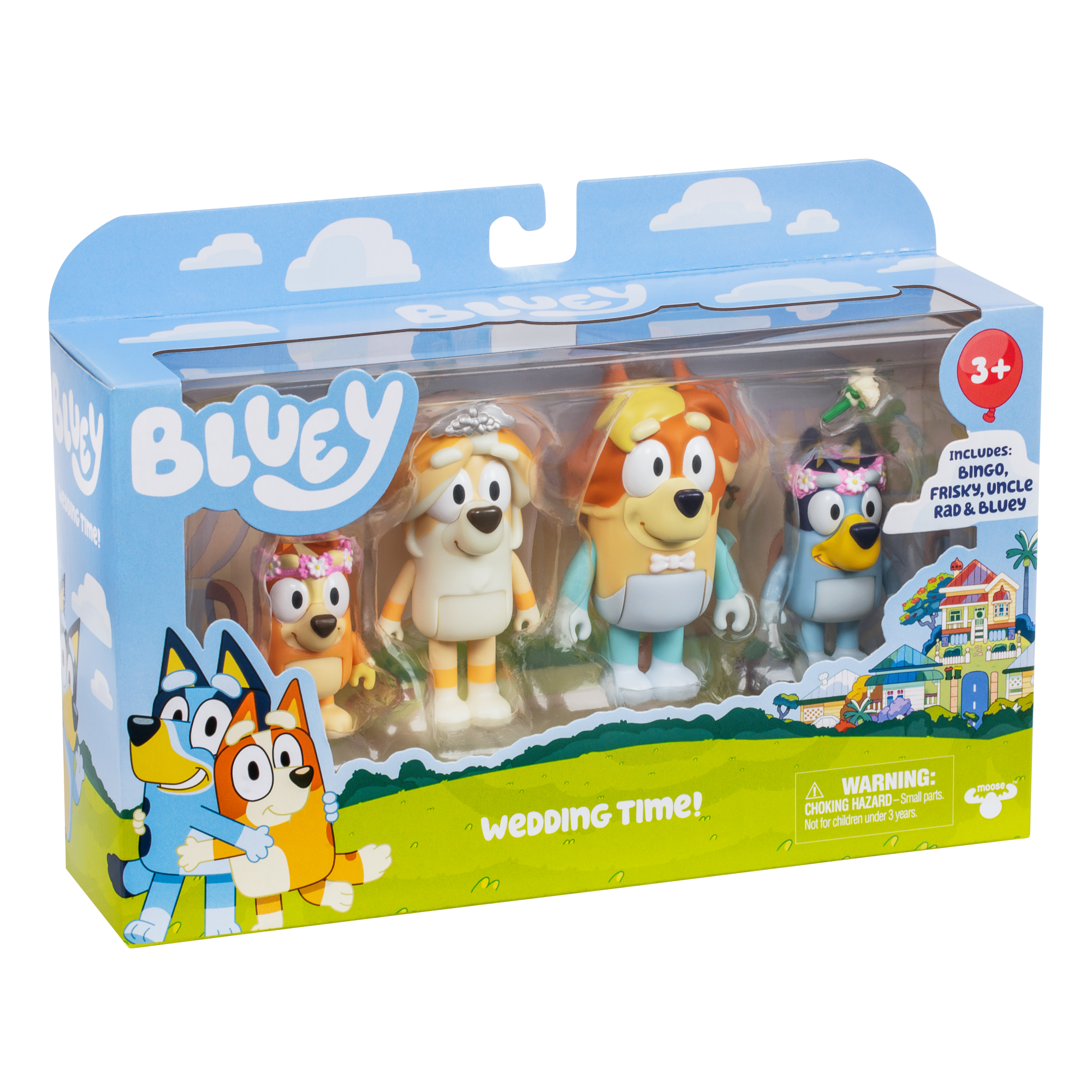 PACK 4 FIGURAS DIA DE BODA BLUEY - 3