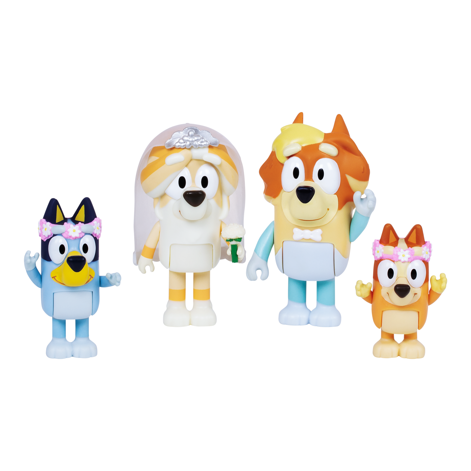 PACK 4 FIGURAS DIA DE BODA BLUEY - 5