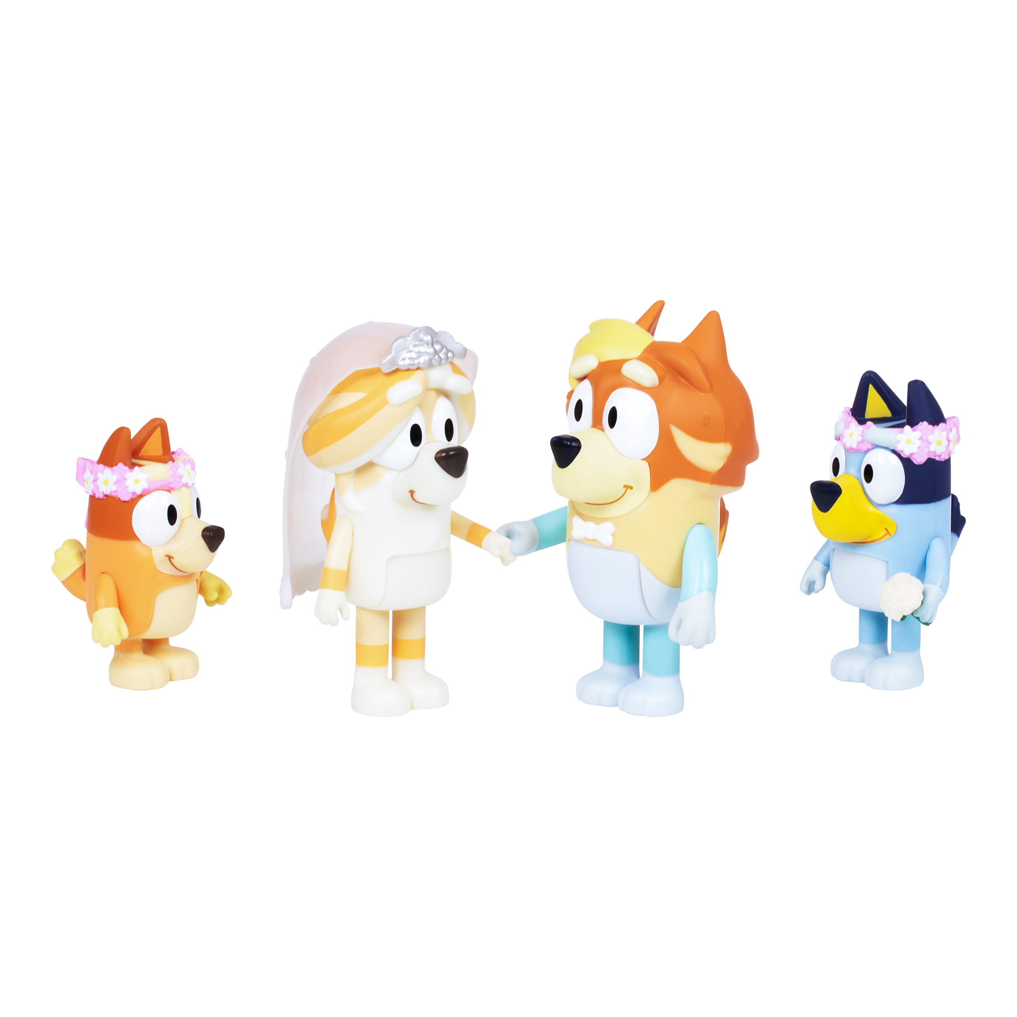 PACK 4 FIGURAS DIA DE BODA BLUEY - 6