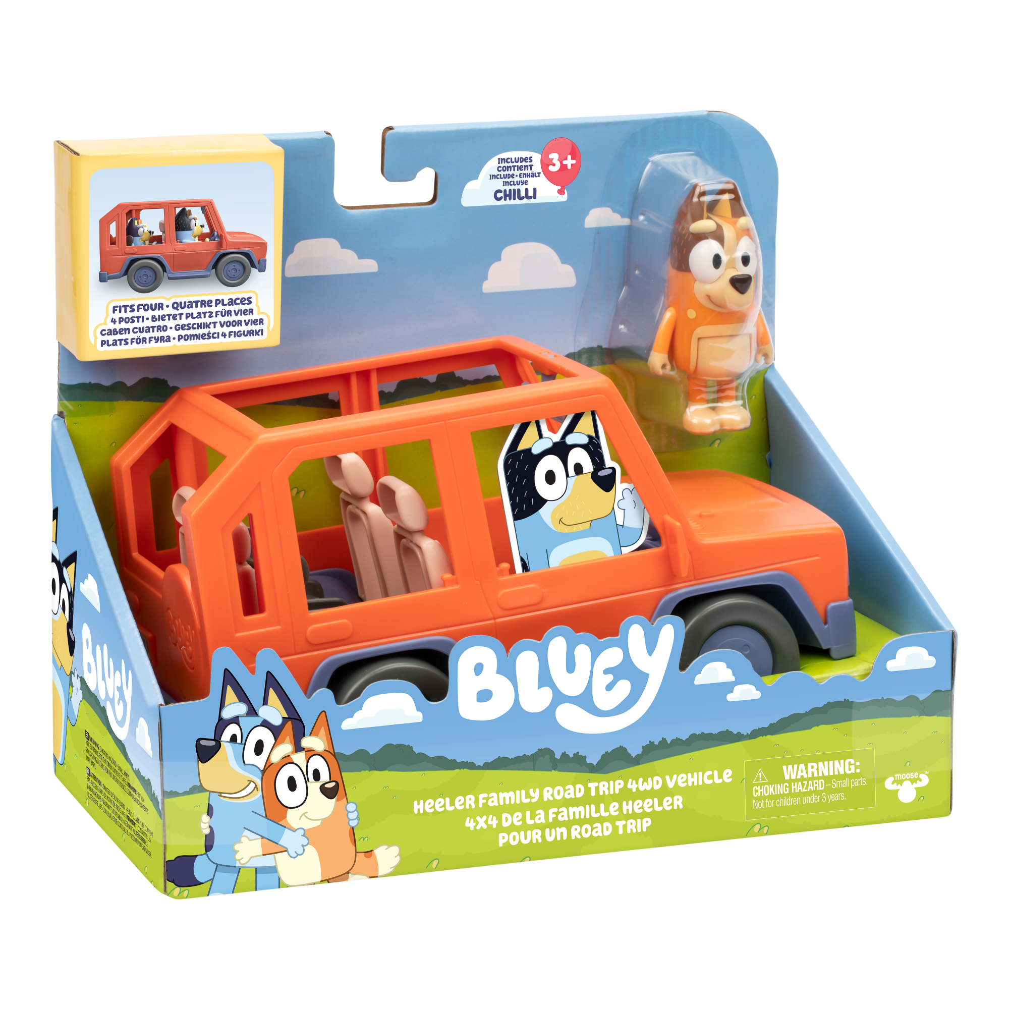 VEHICULO FAMILIAR CON FIGURA DE MAMA CHILLY BLUEY - 3