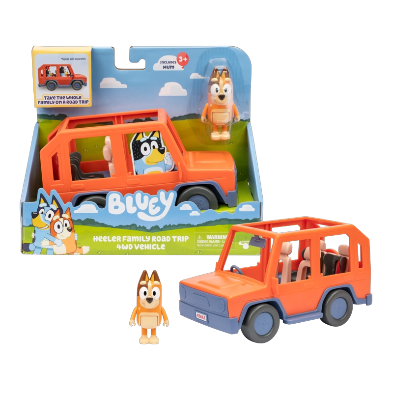 VEHICULO FAMILIAR CON FIGURA DE MAMA CHILLY BLUEY - 4