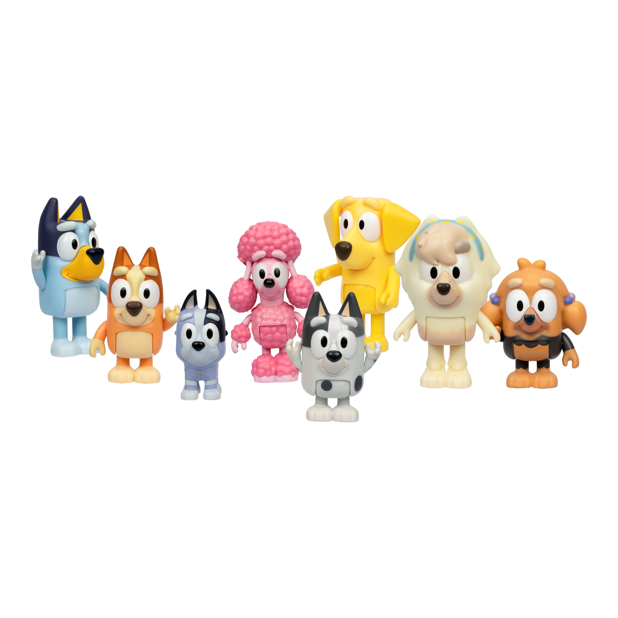 PACK 8 FIGURAS ARTICULADAS AMIGOS DEL VECINDARIO BLUEY - 7