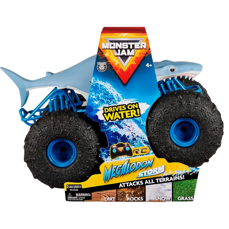 AUTO DE CONTROL REMOTO MEGALODON STORM MONSTER JAM - 2