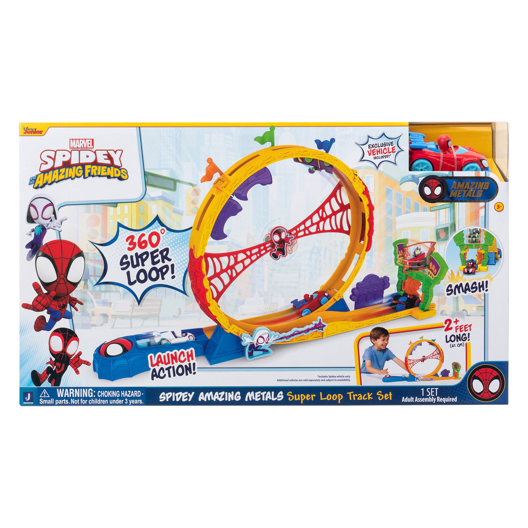 PISTA SUPER LOOP CON VEHICULO SPIDEY - 1