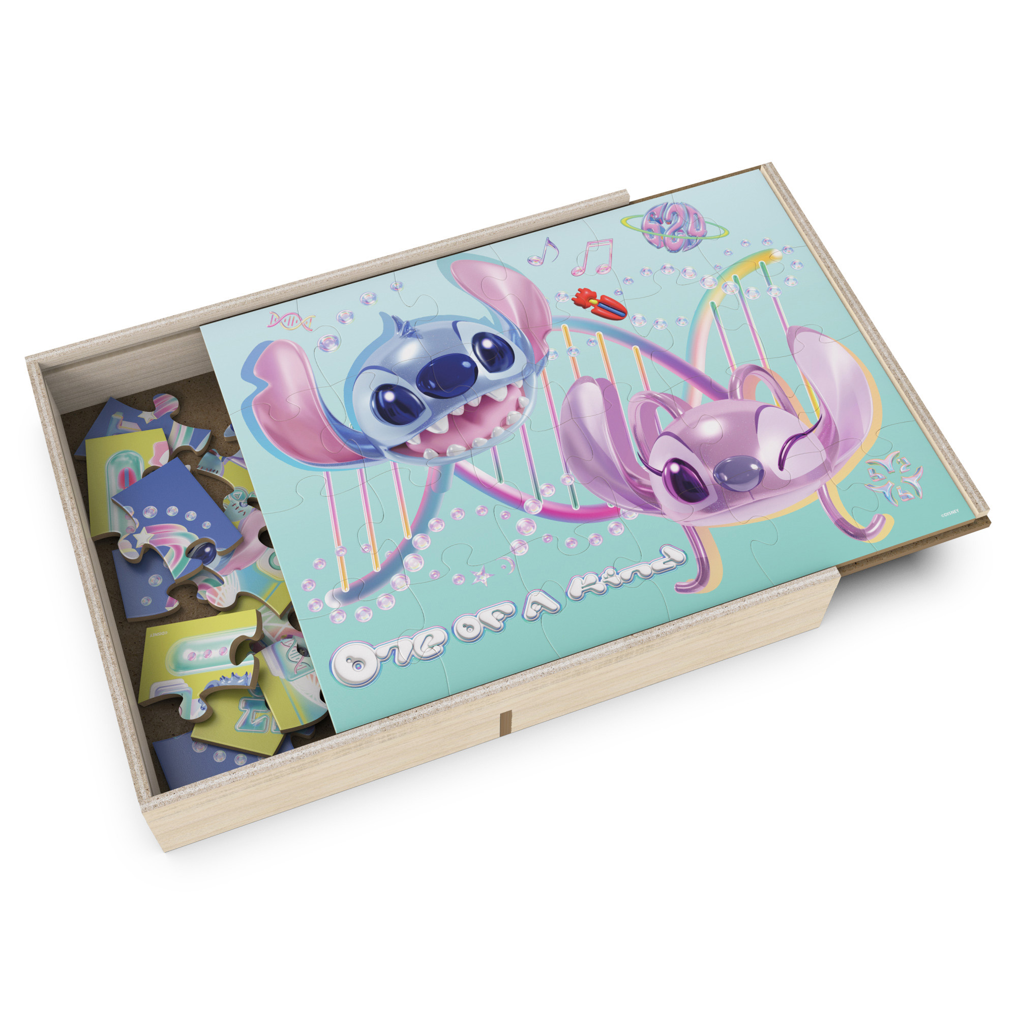 SET PUZZLES 5 EN 1 DE MADERA STITCH - 4