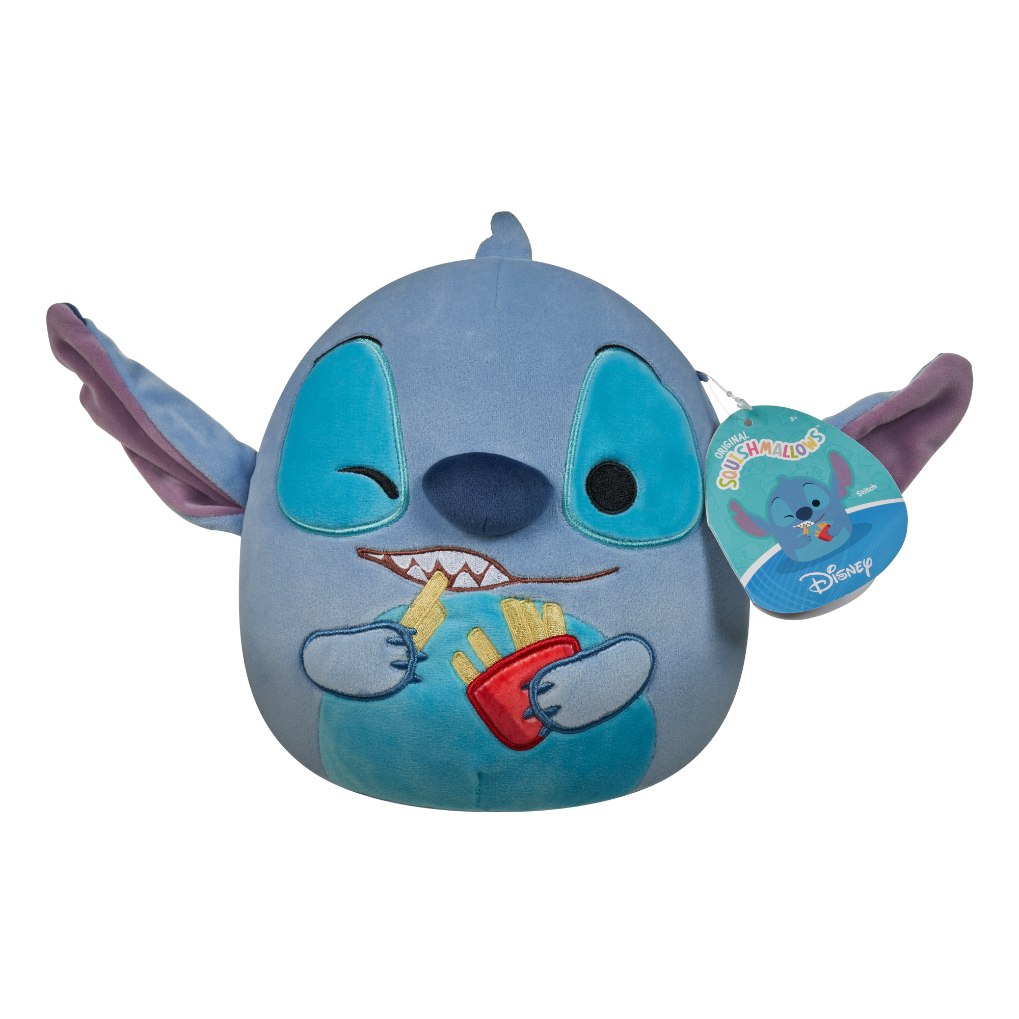 PELUCHE 20 CM DE STITCH CON PAPAS SQUISHMALLOWS - 1