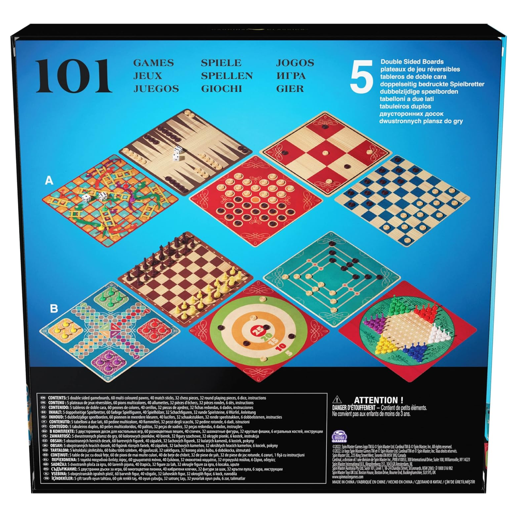 SET 101 JUEGOS DE MESA FAMILIAR GAMES - 4