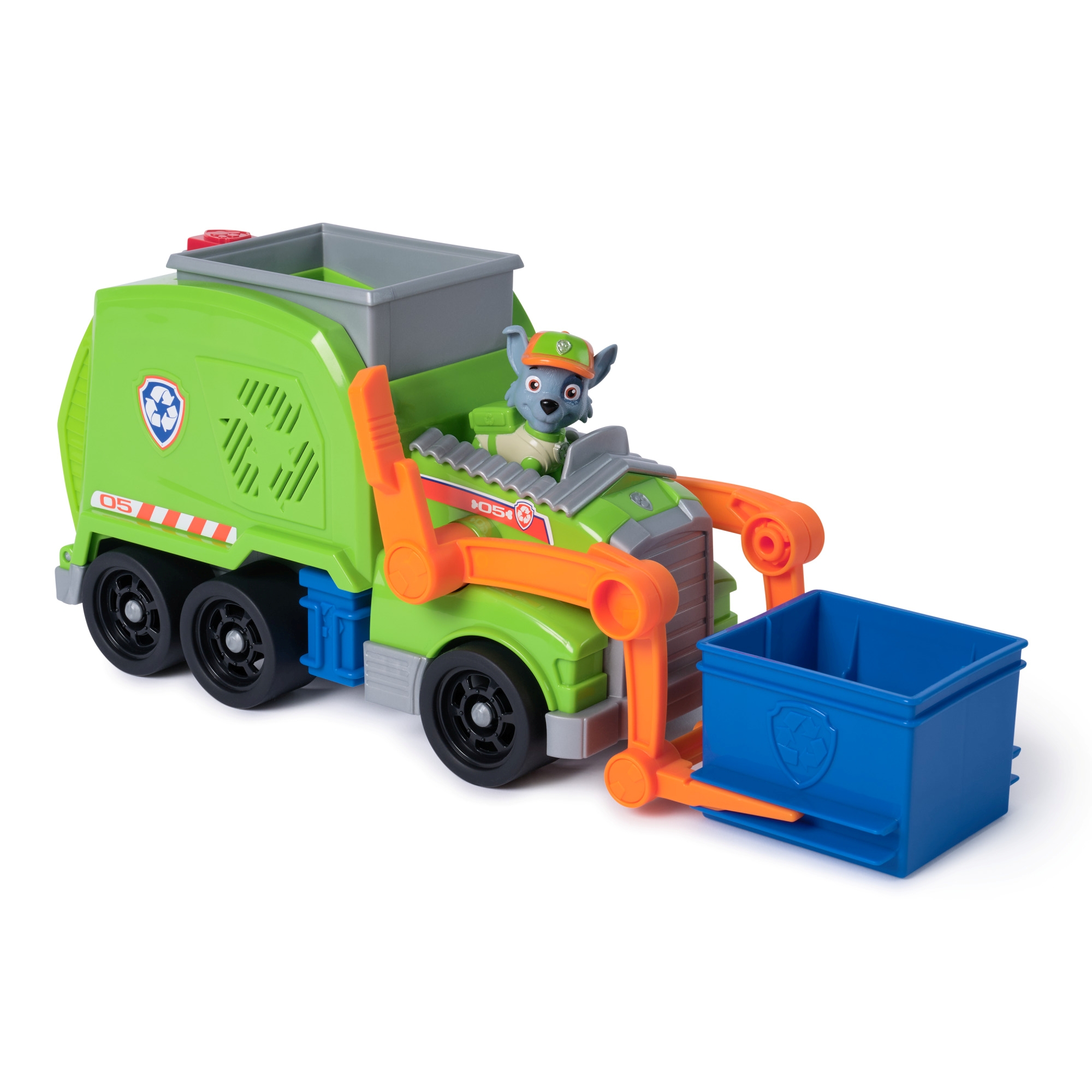 CAMION DE RECICLAJE CON FIGURA DE ROCKY PAW PATROL - 3