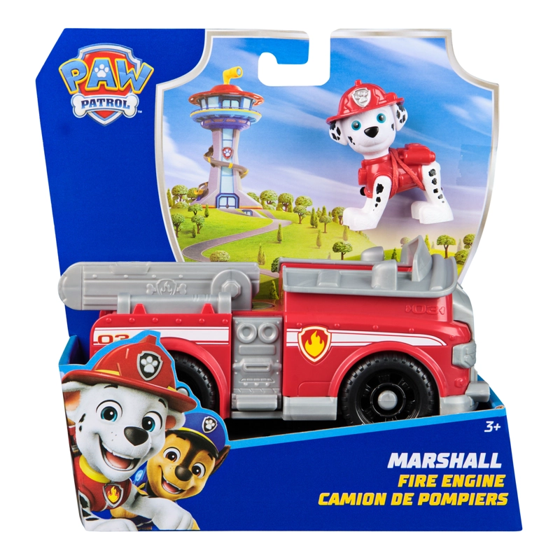 VEHICULO SUSTENTABLE DE MARSHALL CON FIGURA PAW PATROL - 1