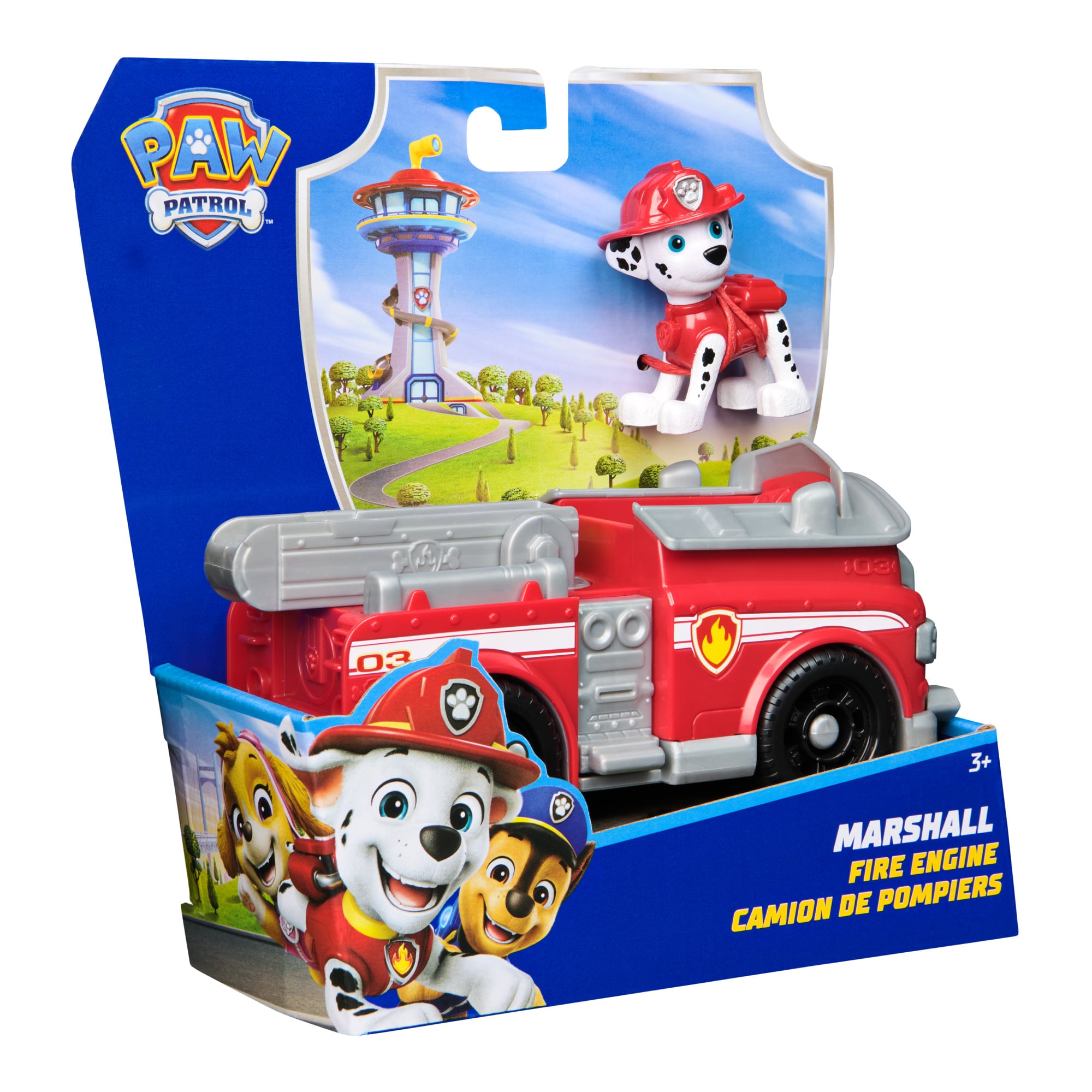 VEHICULO SUSTENTABLE DE MARSHALL CON FIGURA PAW PATROL - 2
