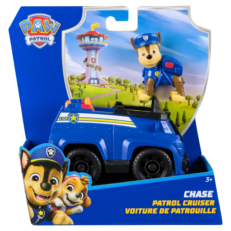 VEHICULO SOSTENIBLE CON FIGURA DE CHASE PAW PATROL - 1