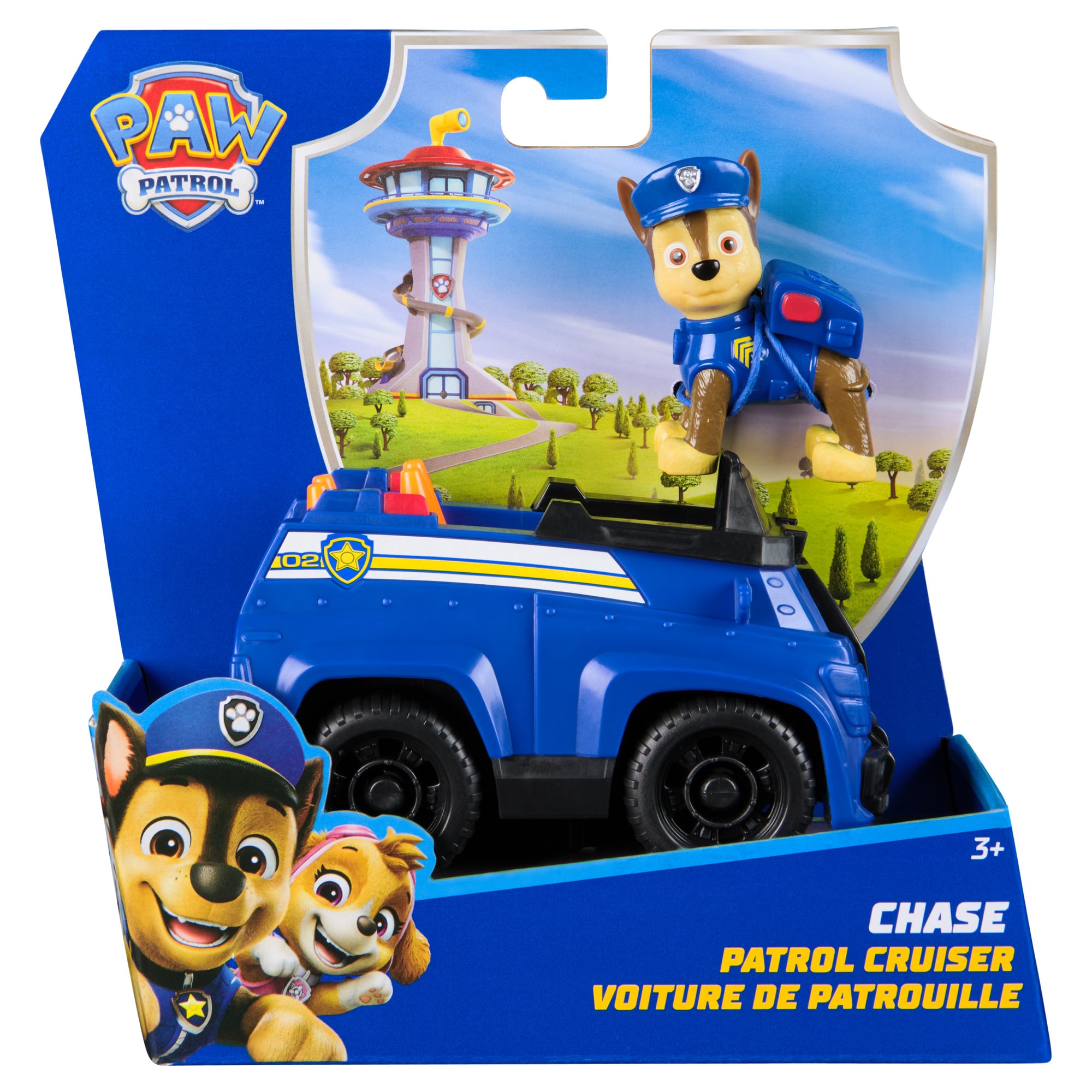 VEHICULO SOSTENIBLE CON FIGURA DE CHASE PAW PATROL - 1