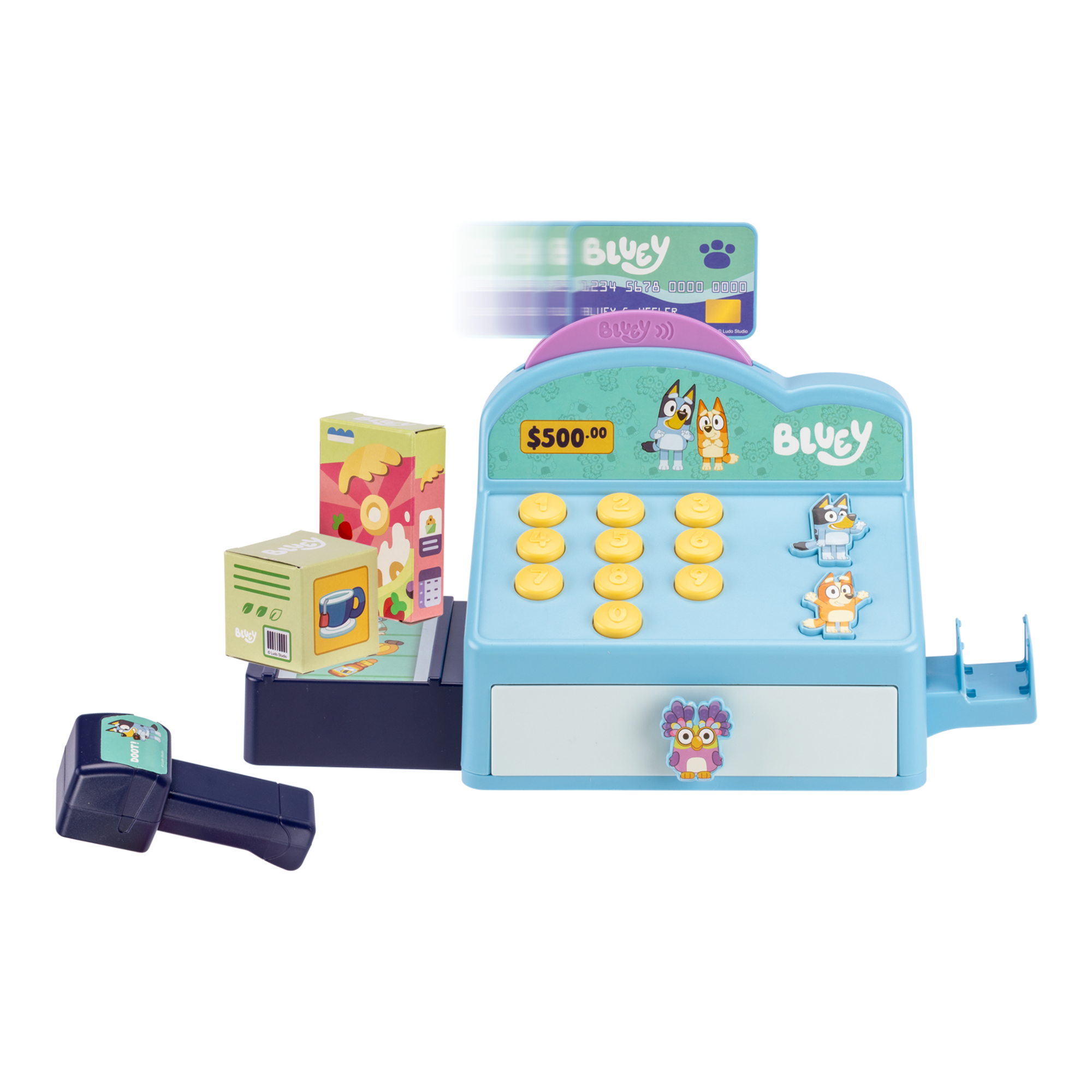CAJA REGISTRADORA CON SONIDO BLUEY - 2