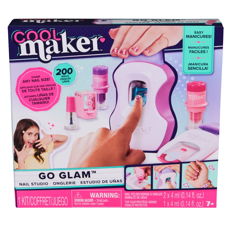 KIT ESTUDIO DE UÑAS GO GLAM COOL MAKER - 1