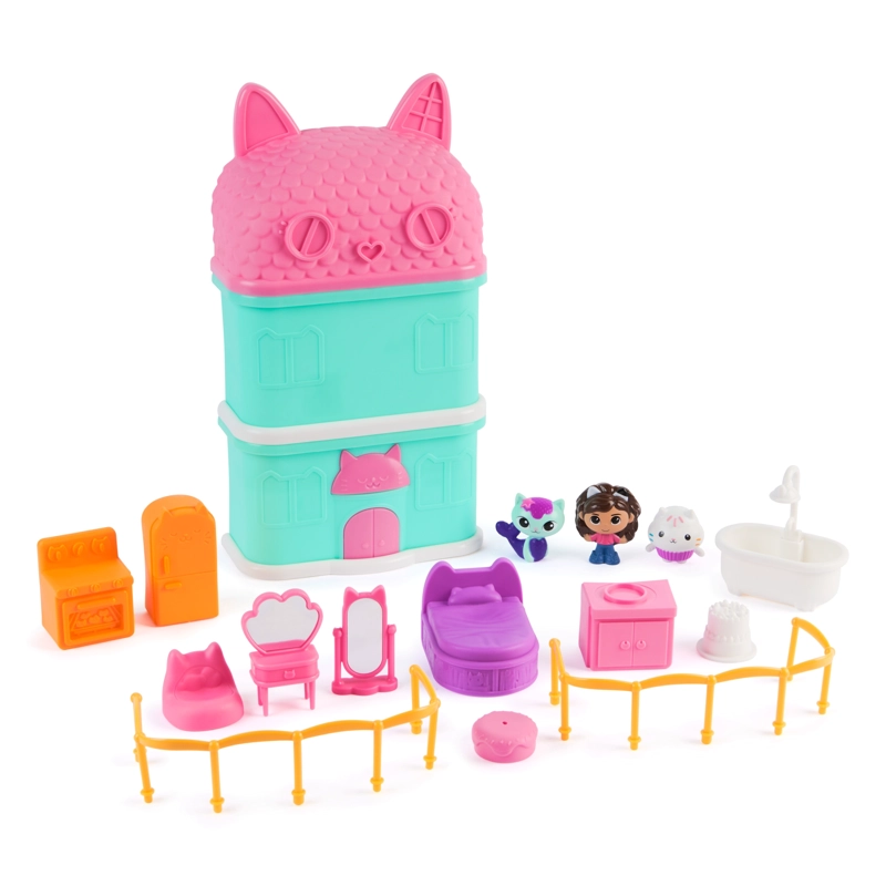 CASA DE 3 PISOS CON ACCESORIOS LA CASA DE MUÑECAS DE GABBY - 3