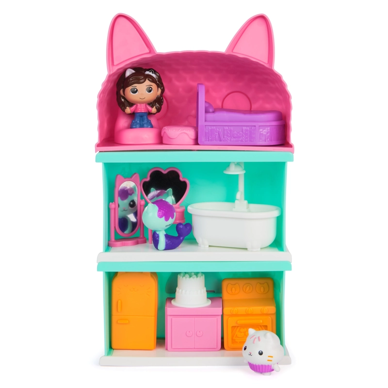 CASA DE 3 PISOS CON ACCESORIOS LA CASA DE MUÑECAS DE GABBY - 5