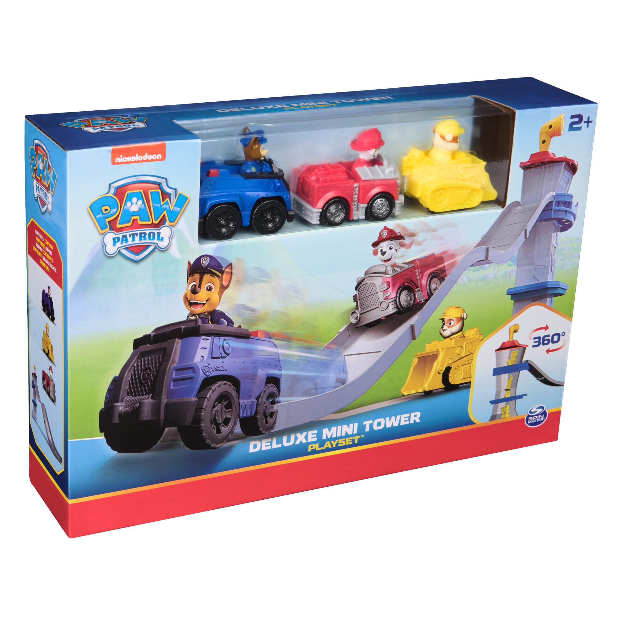 MINI TORRE APILABLE CON 3 AUTOS PAW PATROL - 2