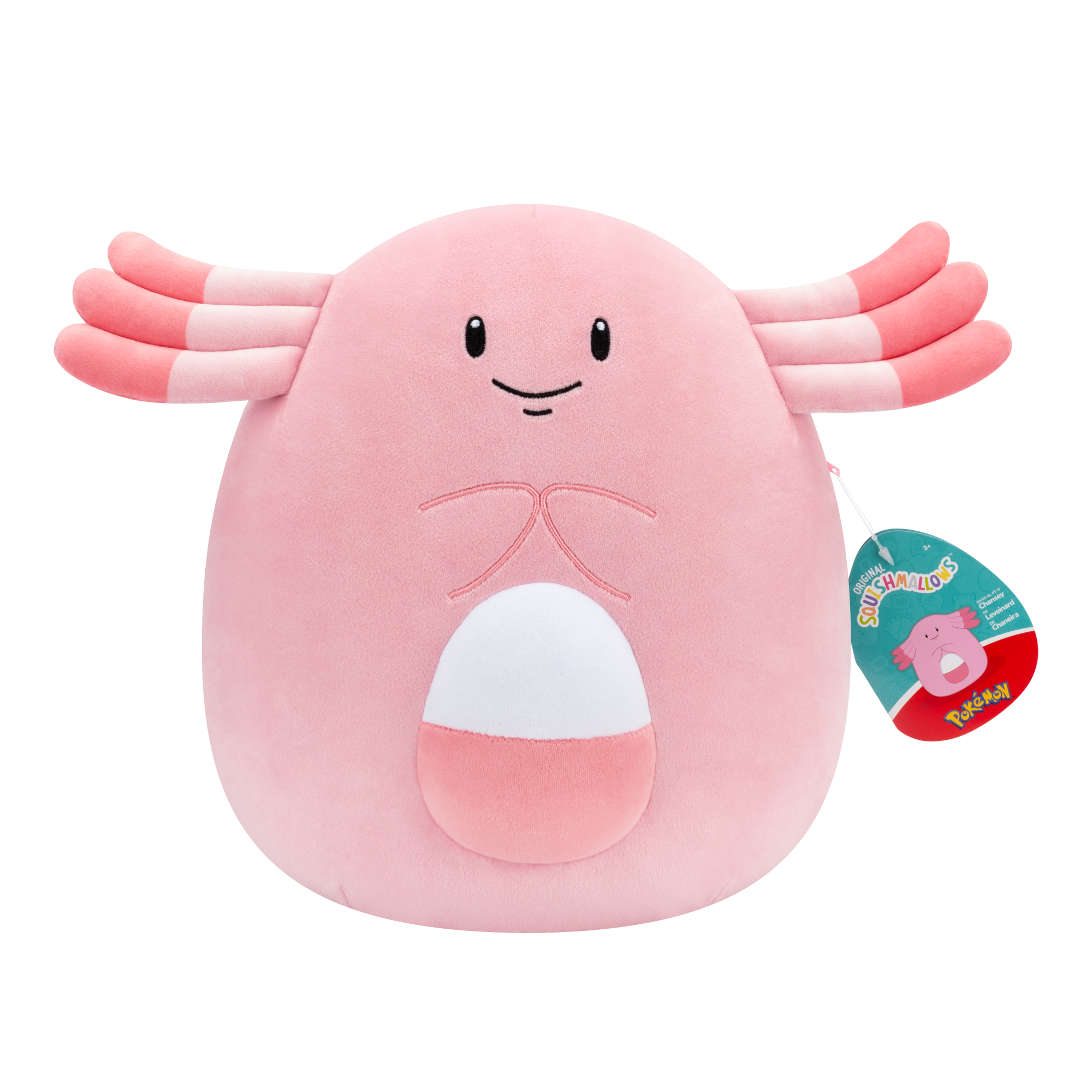 PELUCHE POKE MON CHANSEY 25 CM SQUISHMALLOWS - 1