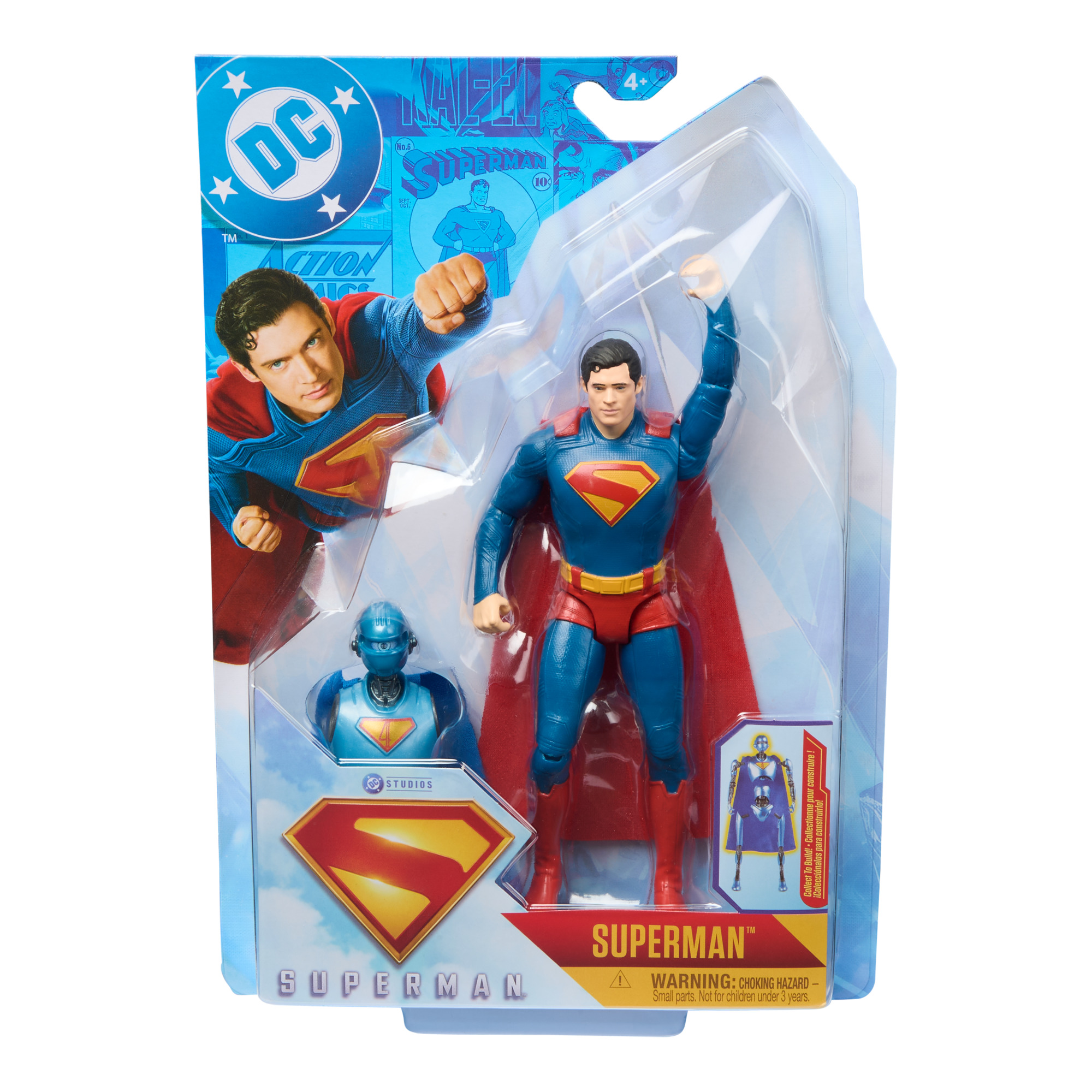 FIGURA ARTICULADA SUPERMAN 15 CM CON ACCESORIO DC - 1