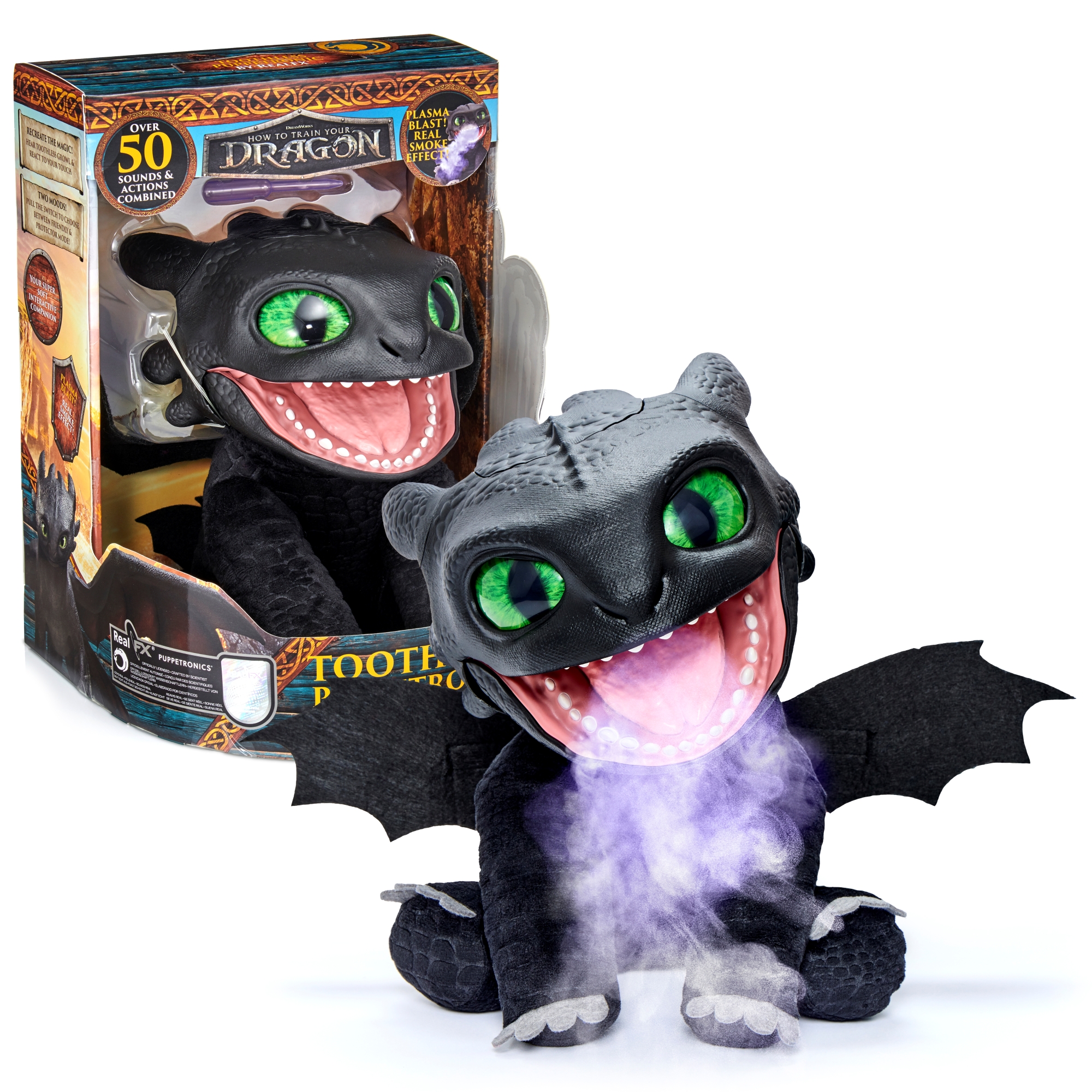 DRAGON CHIMUELO CON EFECTOS REALES COMO ENTRENAR A TU DRAGON - 1