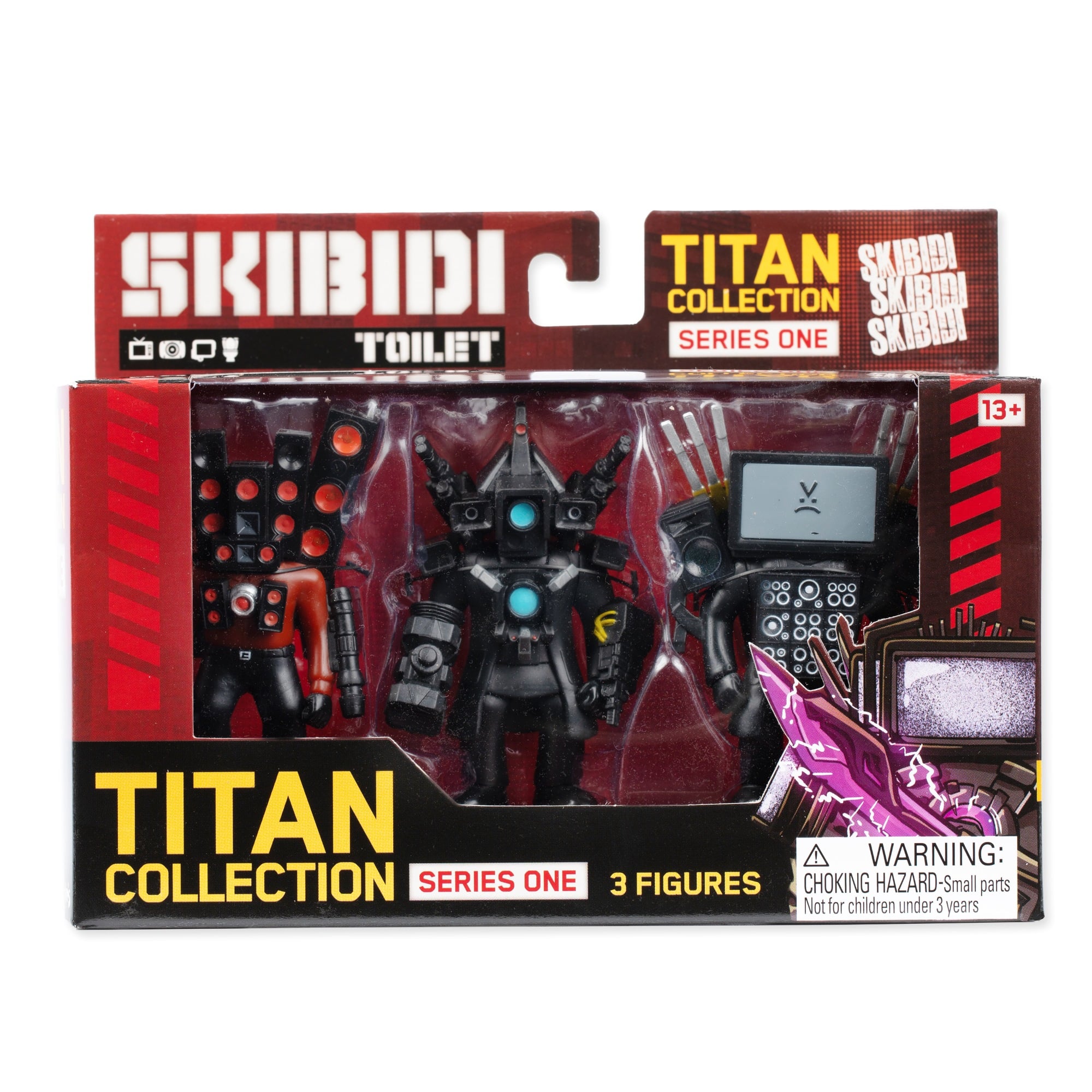 PACK 3 FIGURAS COLECCIONABLES SKIBIDI TOILET - 1