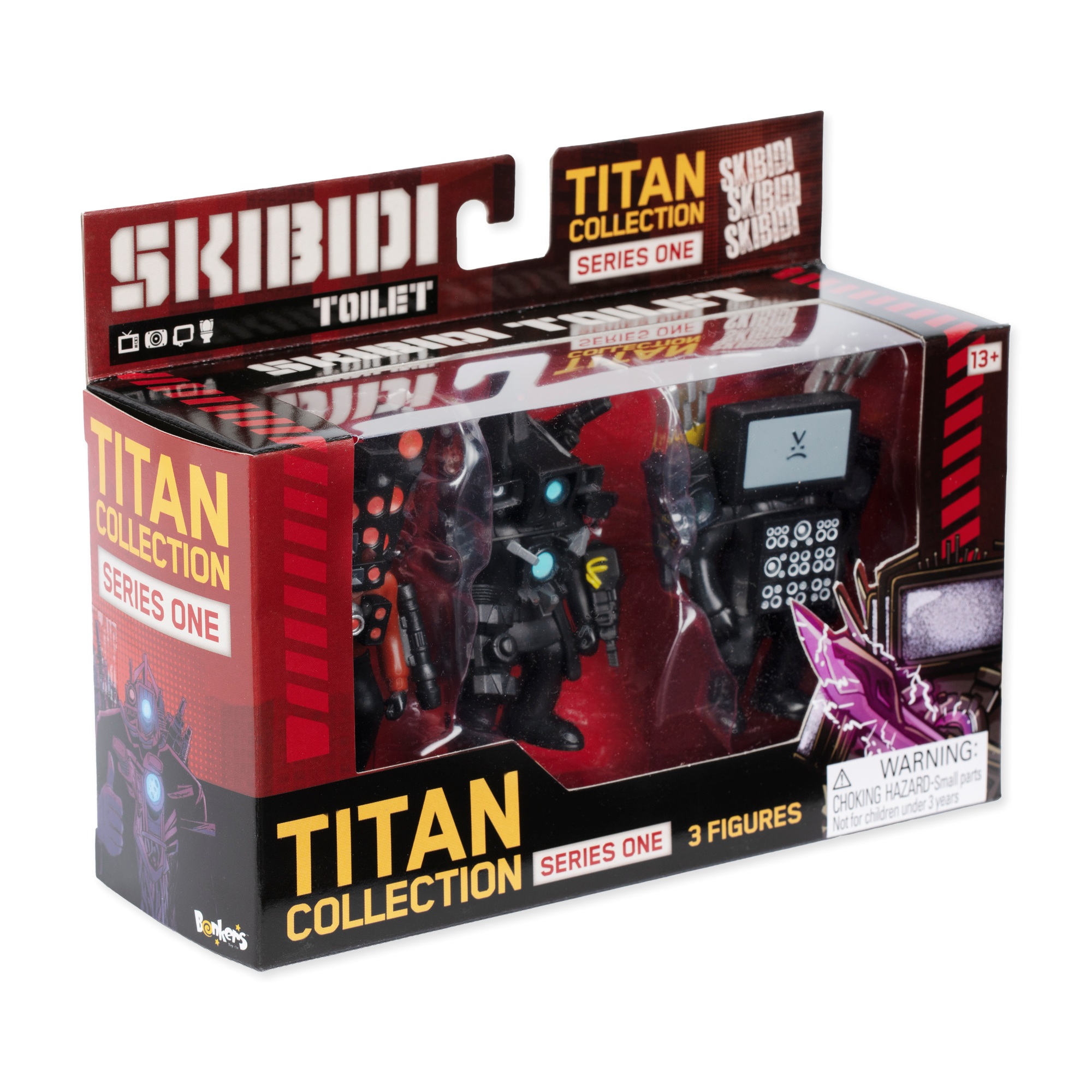 PACK 3 FIGURAS COLECCIONABLES SKIBIDI TOILET - 2