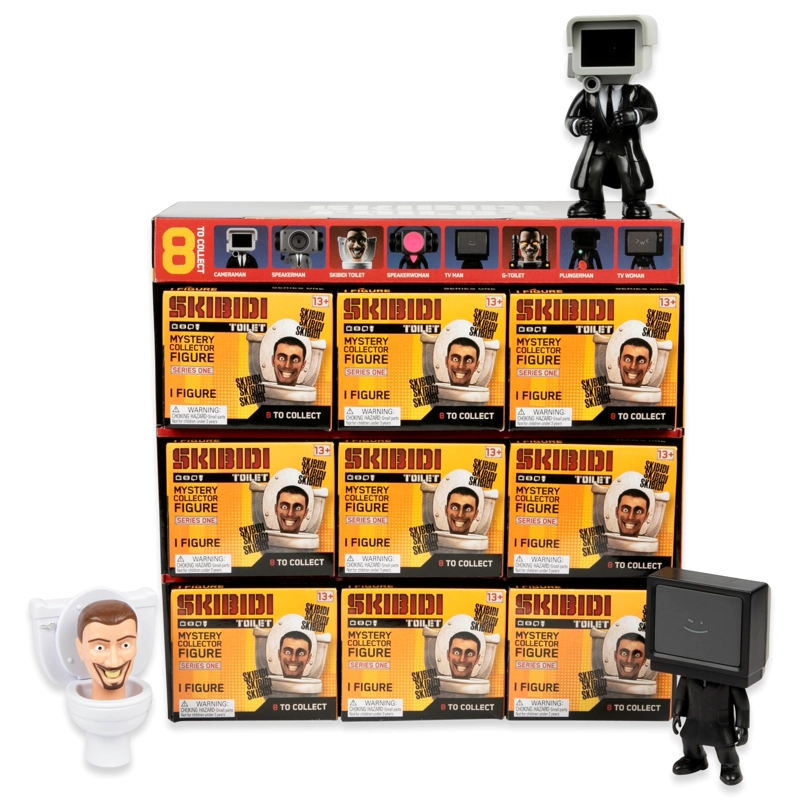 FIGURAS MISTERIOSAS DE COLECCION SKIBIDI TOILET - 1