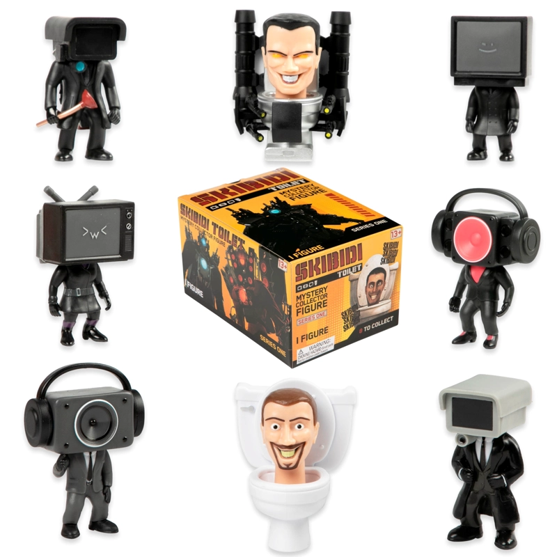 FIGURAS MISTERIOSAS DE COLECCION SKIBIDI TOILET - 3