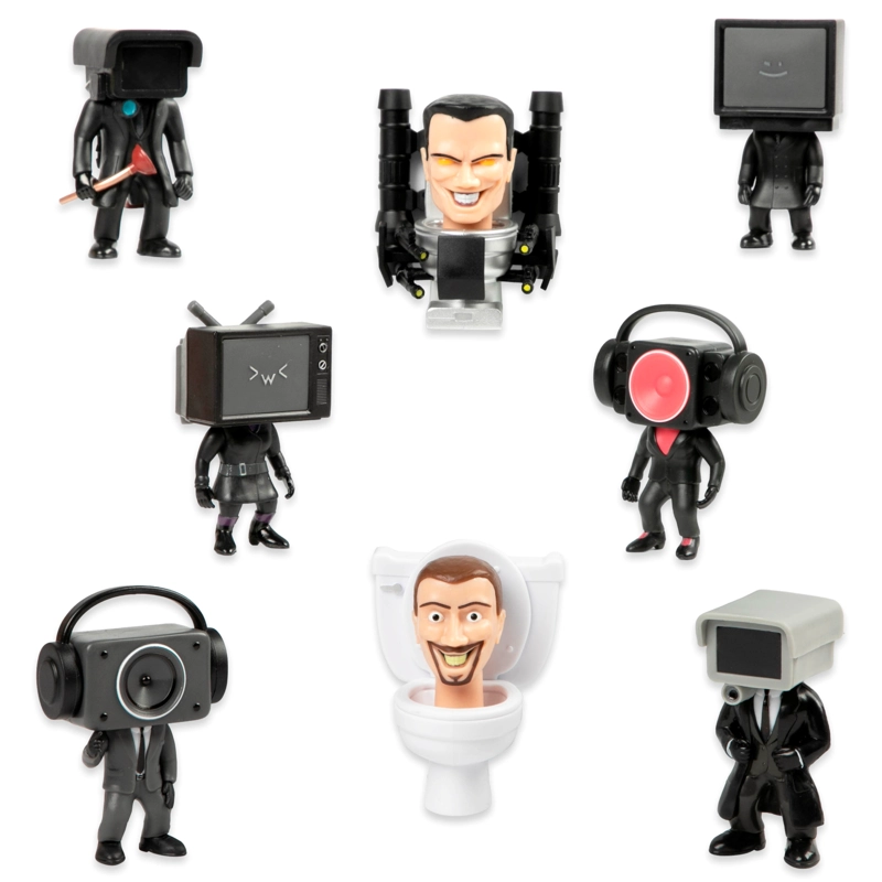 FIGURAS MISTERIOSAS DE COLECCION SKIBIDI TOILET - 4