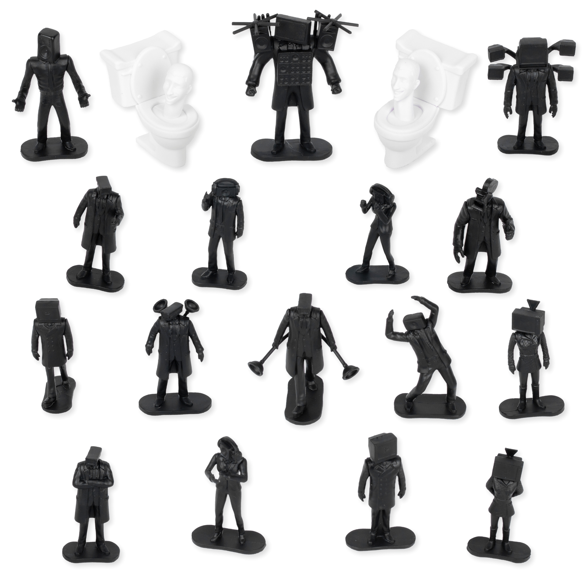 BALDE DE 20 FIGURAS DE BATALLA SKIBIDI TOILET - 5