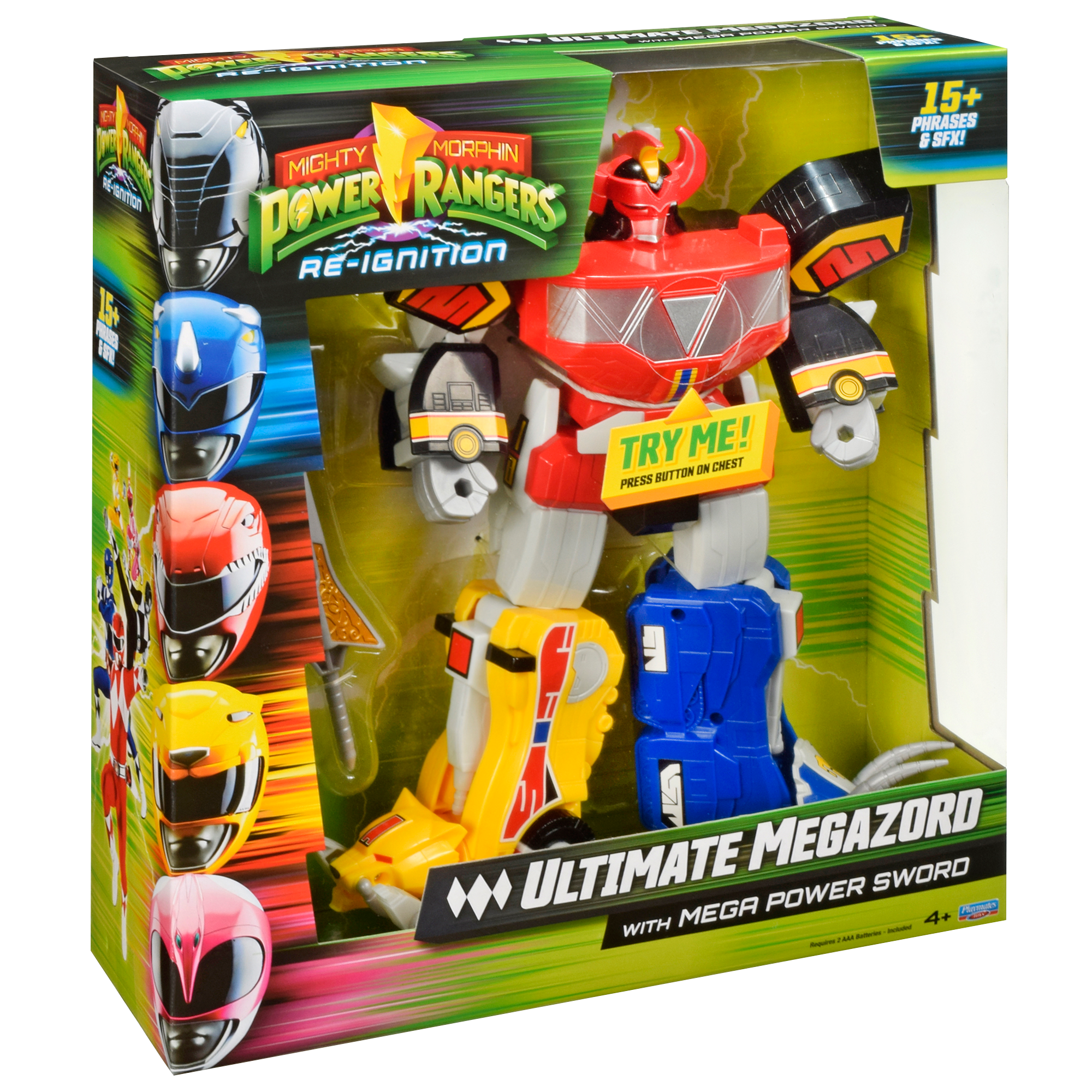 FIGURA 30 CENTIMETROS MULTICOLOR MEGAZORD POWER RANGERS. - 1