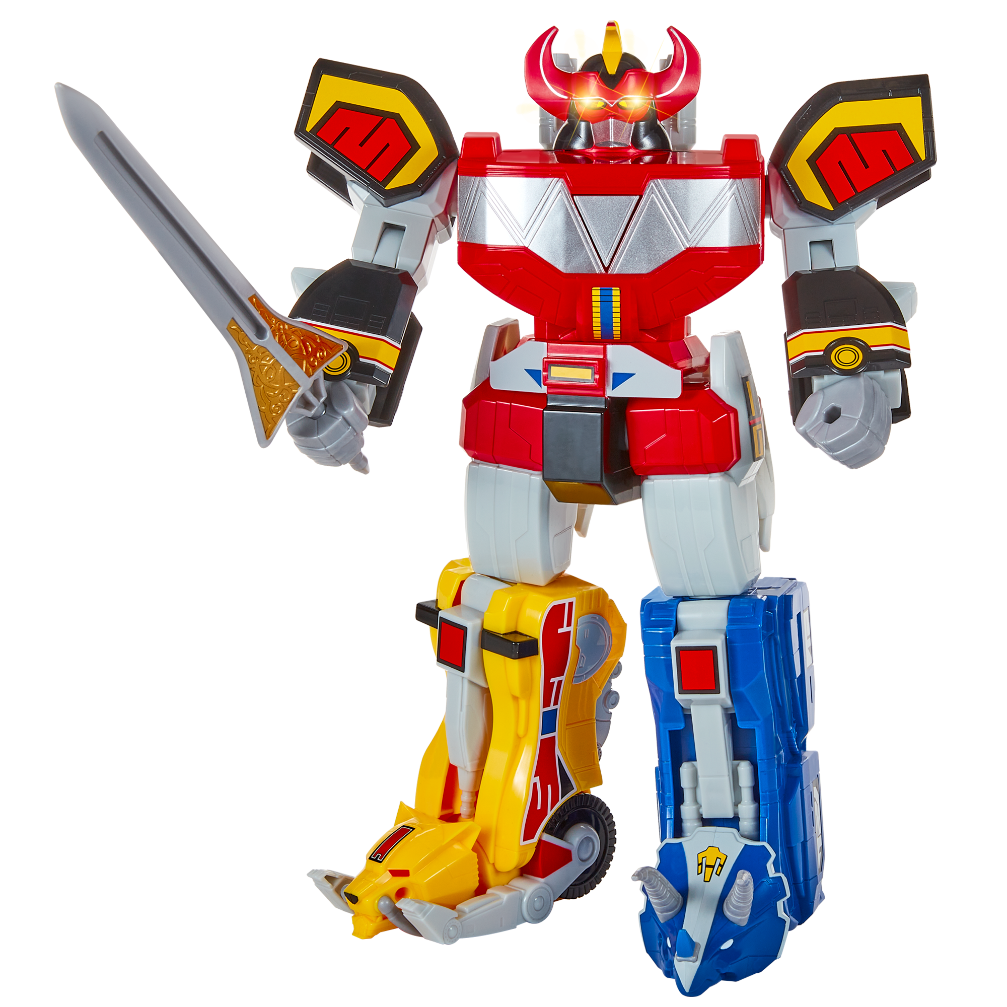 FIGURA 30 CENTIMETROS MULTICOLOR MEGAZORD POWER RANGERS. - 2