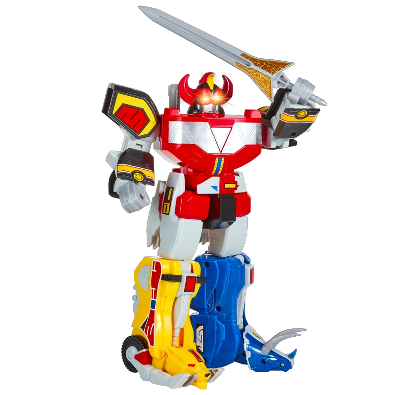 FIGURA 30 CENTIMETROS MULTICOLOR MEGAZORD POWER RANGERS. - 3
