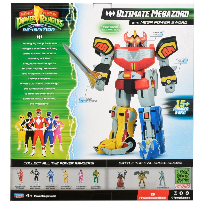 FIGURA 30 CENTIMETROS MULTICOLOR MEGAZORD POWER RANGERS. - 4