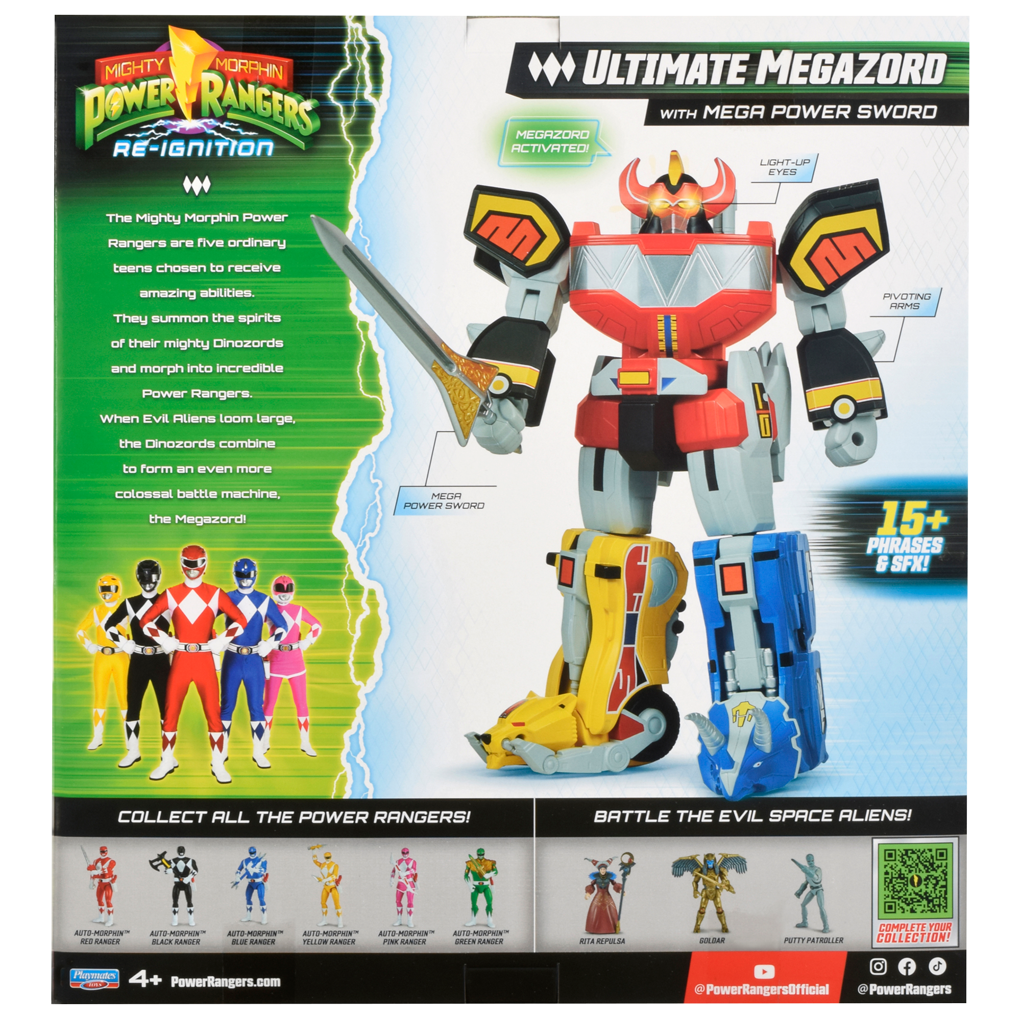 FIGURA 30 CENTIMETROS MULTICOLOR MEGAZORD POWER RANGERS. - 4