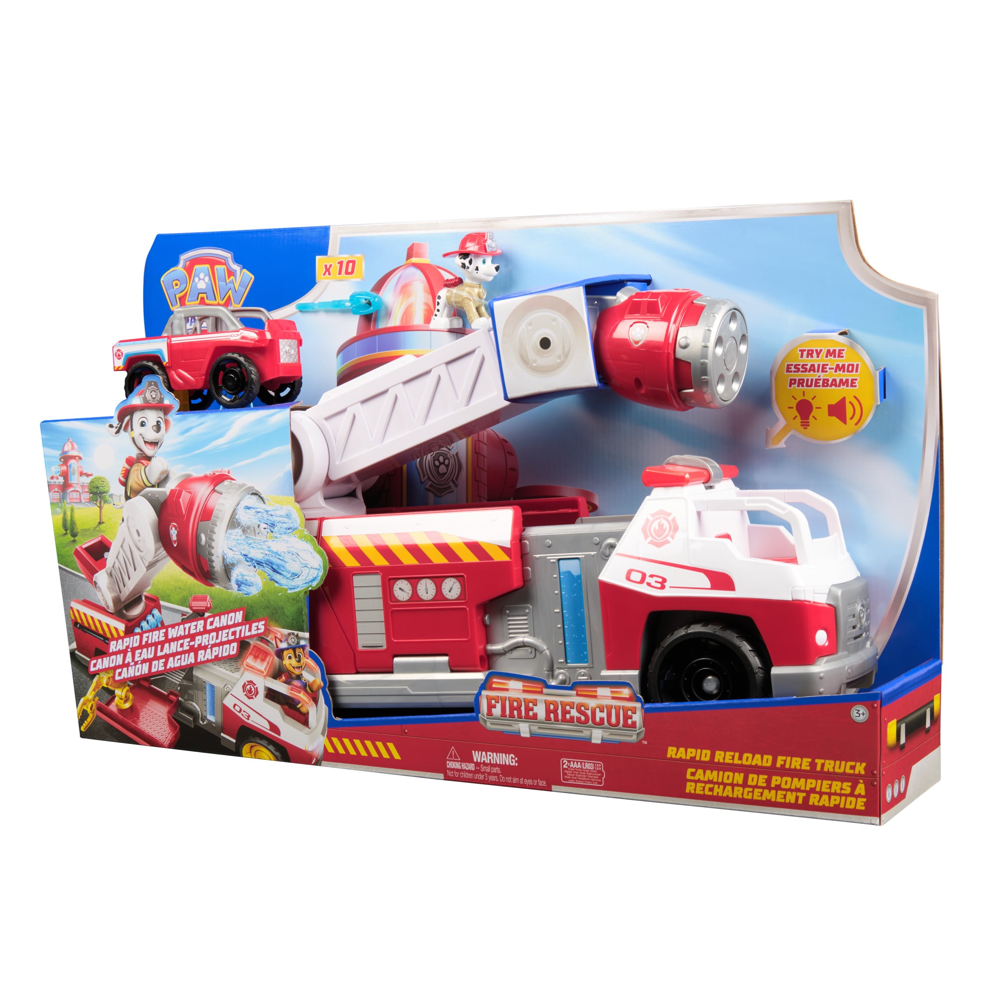 CAMION DE BOMBEROS CON FIGURA DE MARSHALL PAW PATROL - 2