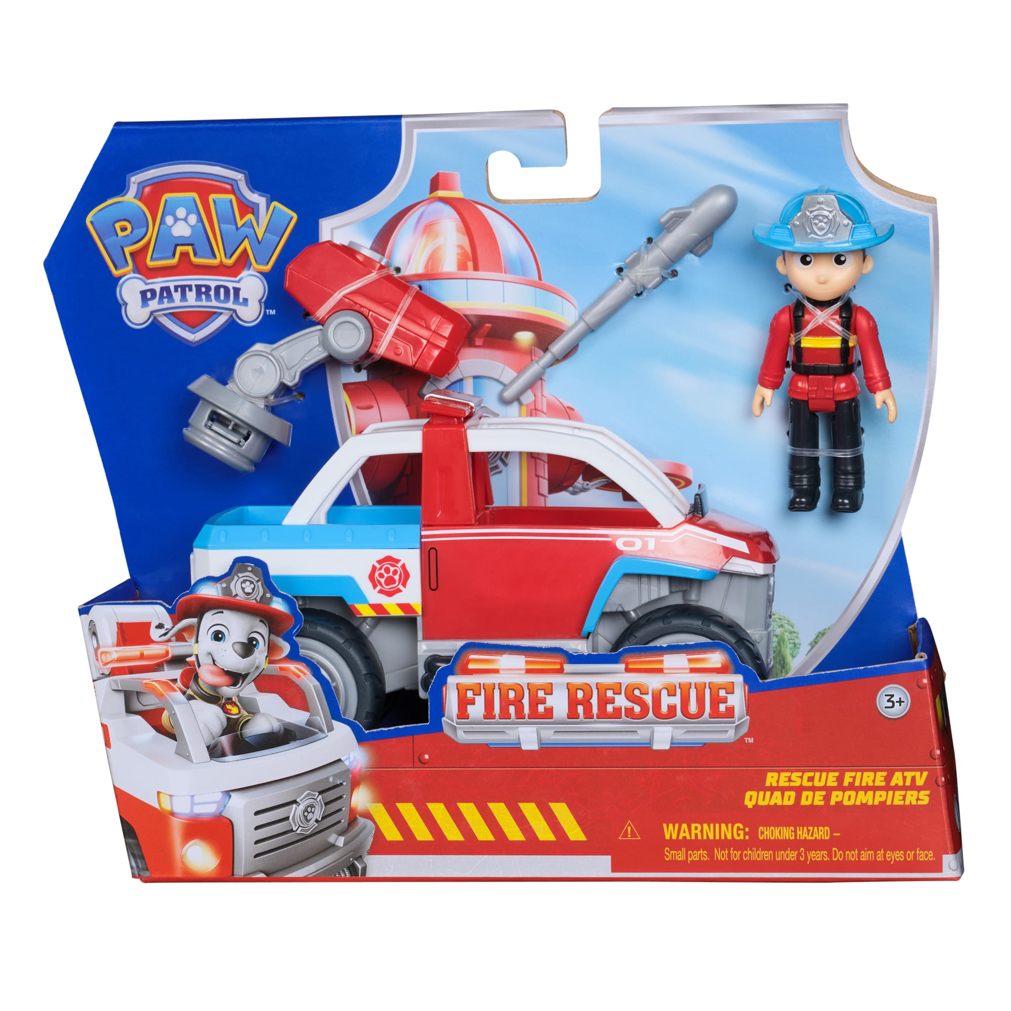 EQUIPO DE RESCATE DE BOMBEROS CON RYDER PAW PATROL - 1