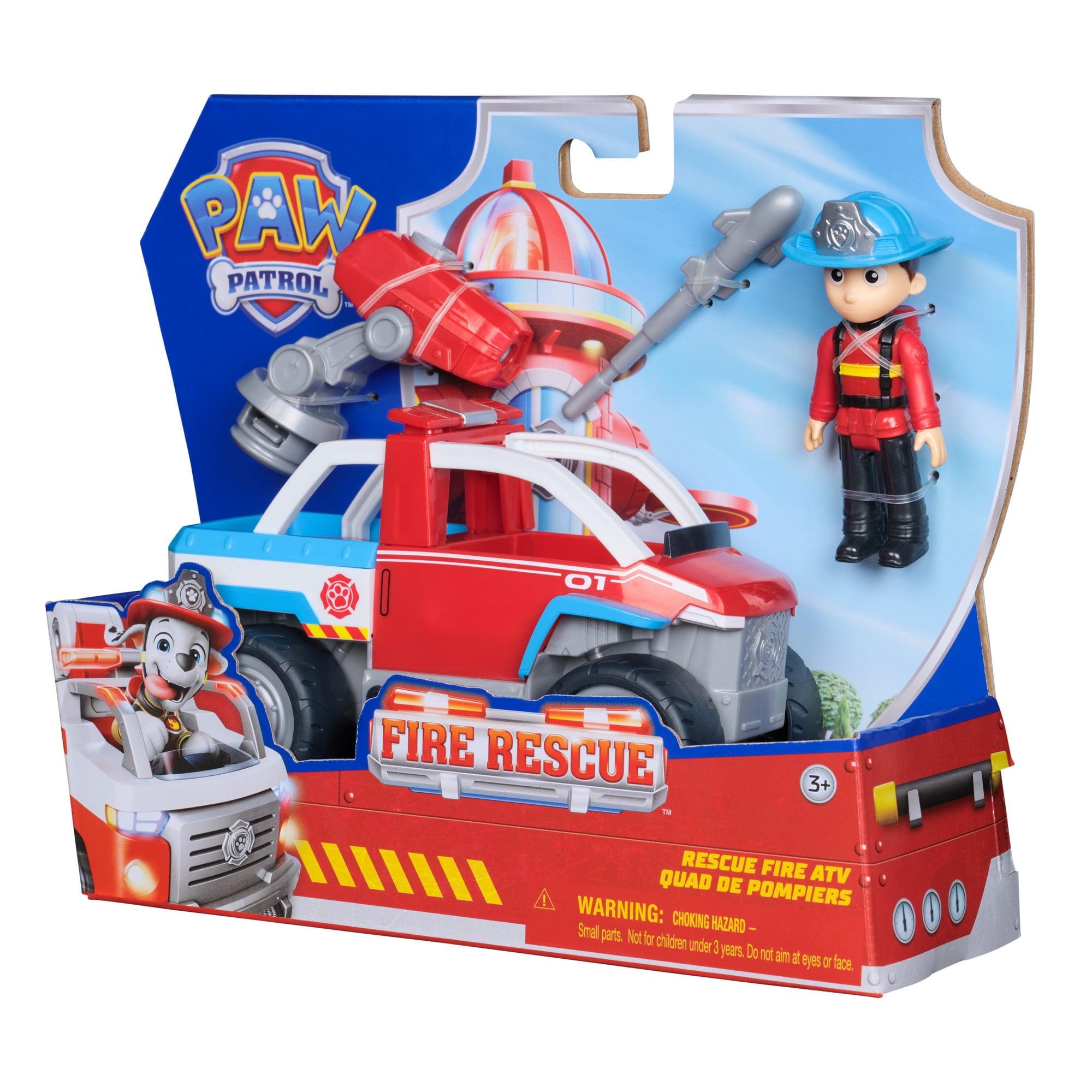 EQUIPO DE RESCATE DE BOMBEROS CON RYDER PAW PATROL - 2