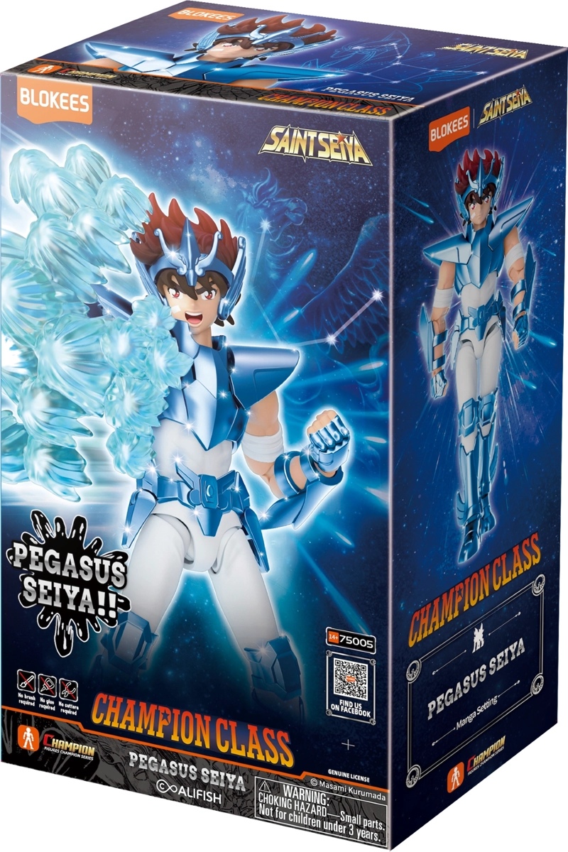 FIGURA PEGASUS SEIYA CHAMPION CLASS CABALLEROS DEL ZODIACO - 1