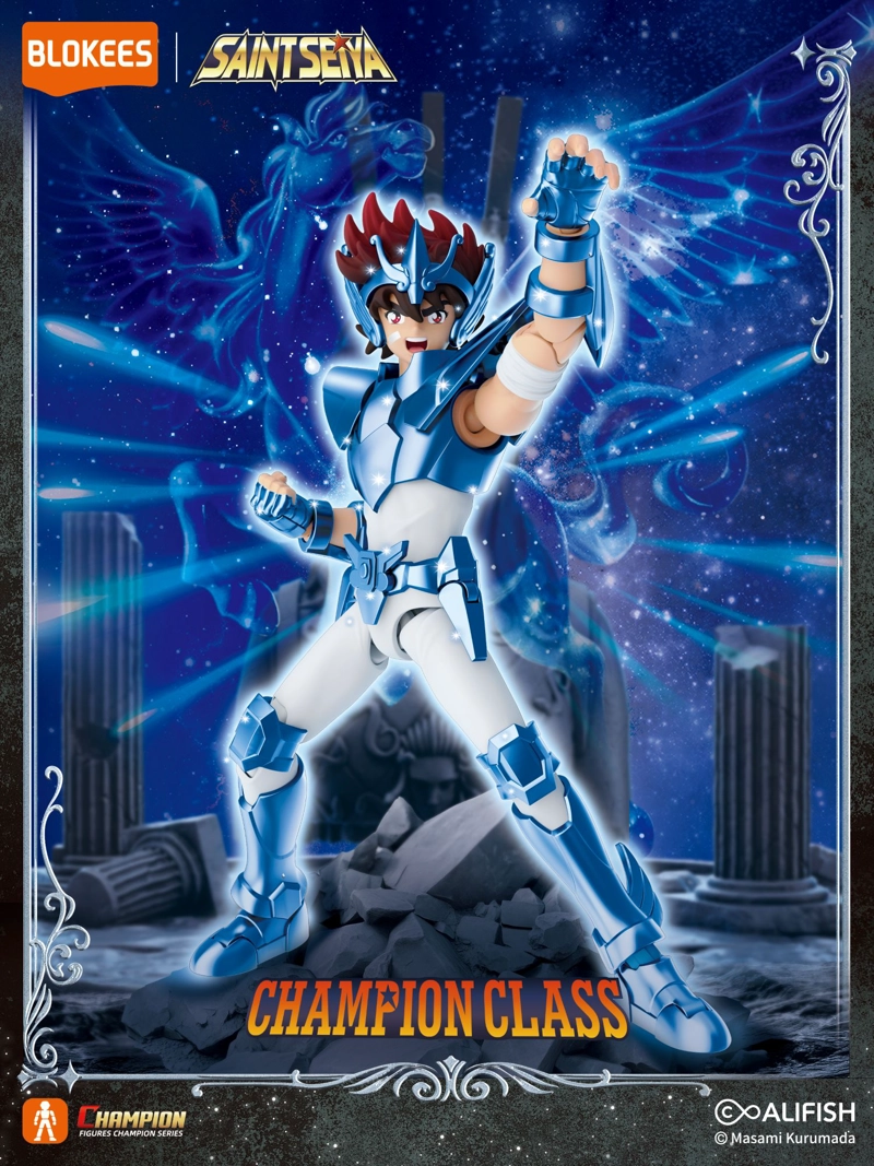 FIGURA PEGASUS SEIYA CHAMPION CLASS CABALLEROS DEL ZODIACO - 8