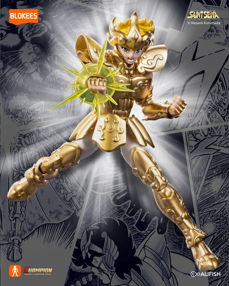 FIGURA LEO AIOLIA CHAMPION CLASS CABALLEROS DEL ZODIACO - 5