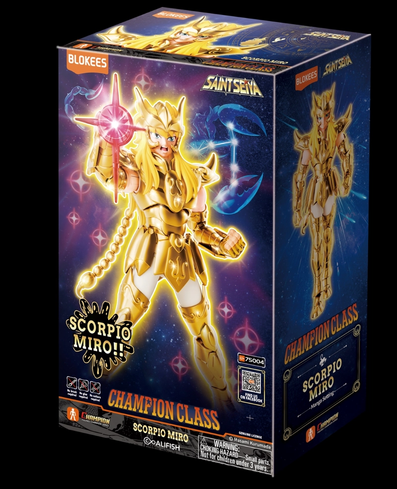 FIGURA SCORPIO MIRO CHAMPION CLASS CABALLEROS DEL ZODIACO - 4
