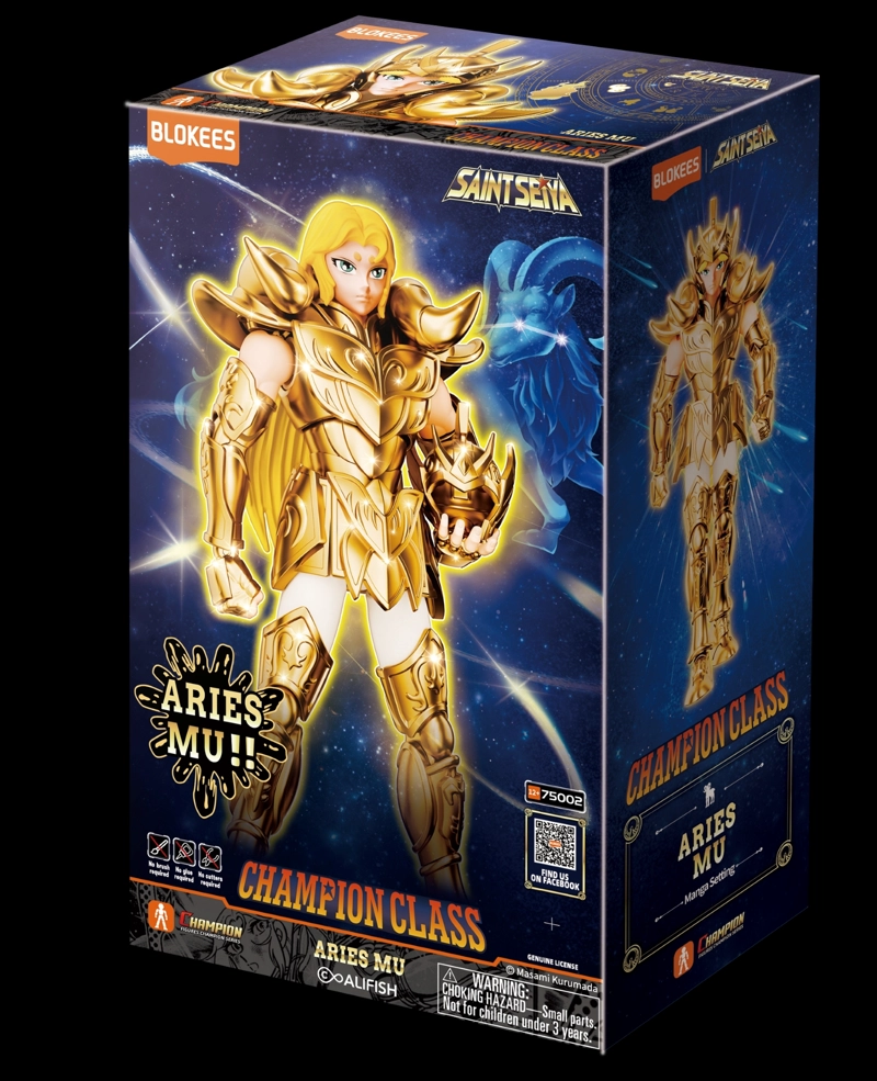 FIGURA ARIES MU CHAMPION CLASS CABALLEROS DEL ZODIACO - 2