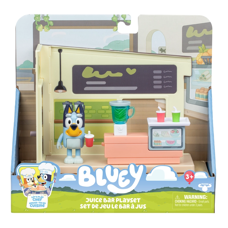 MINI PLAYSET BARRA DE JUGOS BLUEY - 1