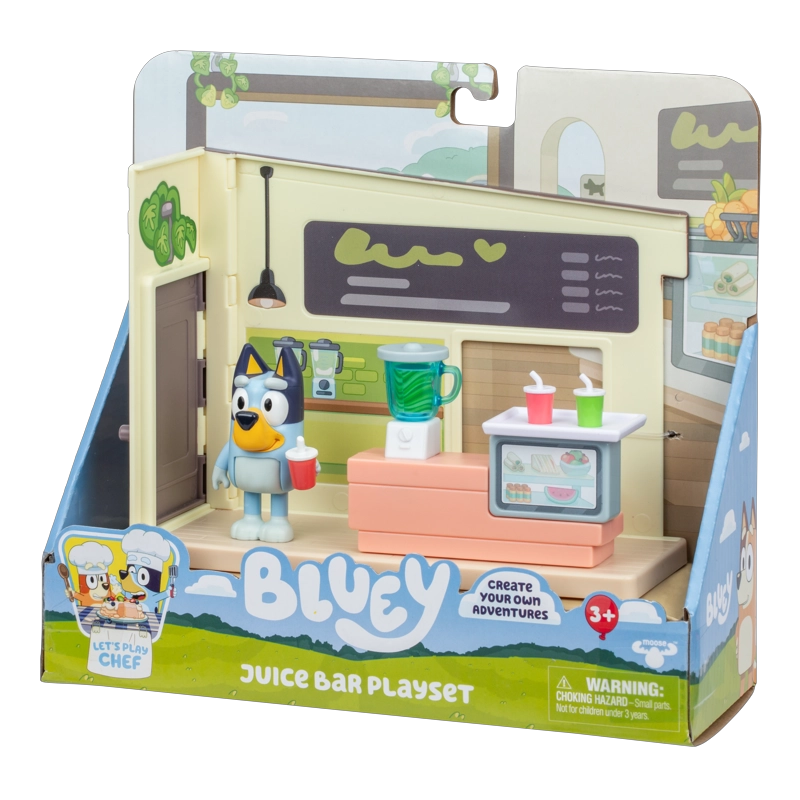MINI PLAYSET BARRA DE JUGOS BLUEY - 2