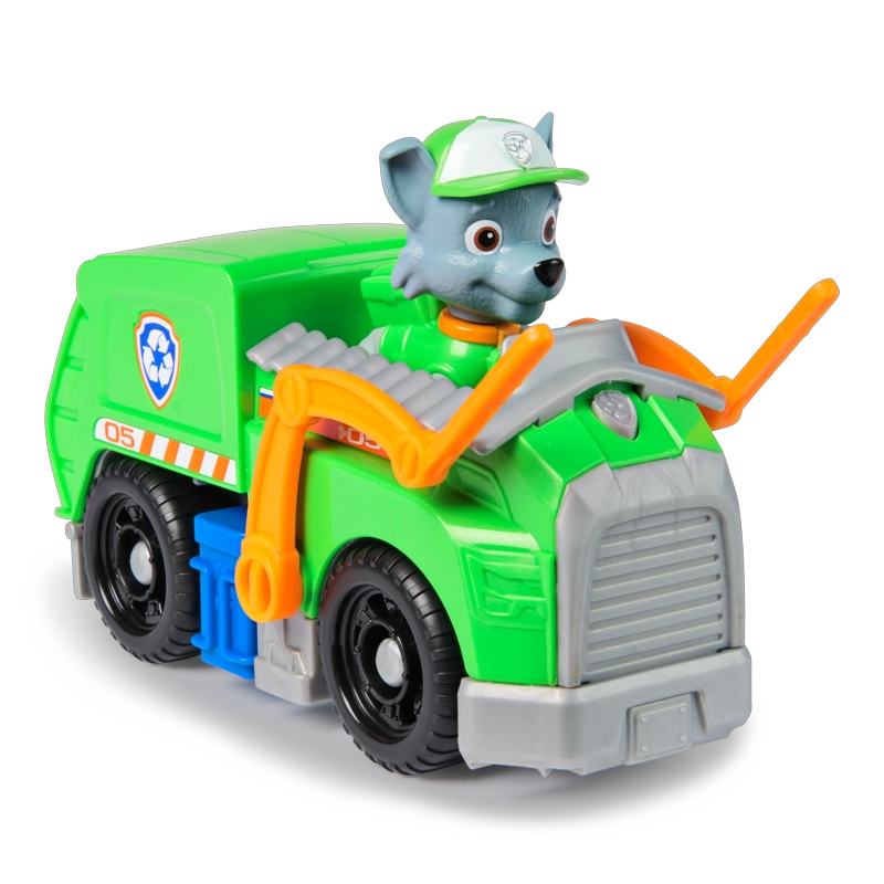 VEHICULO CON FIGURA DE ROCKY PAW PATROL - 5